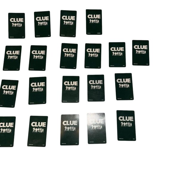 Vintage 2002 Clue Suspect Weapon Room Cards Replacement Parts Parker Brothers - Picture 8 of 8